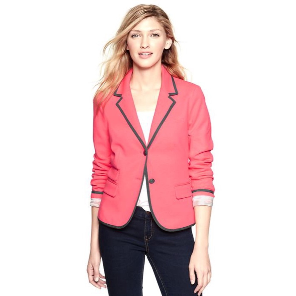 GAP 'The Academy' Blazer Hot Pink SZ 4